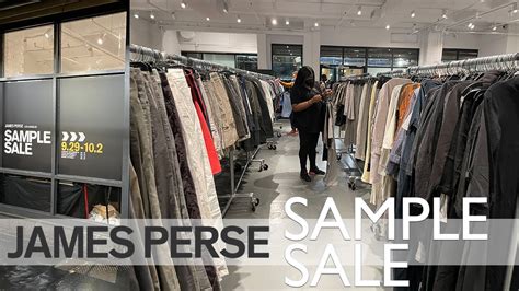 james perse sample sale ny.